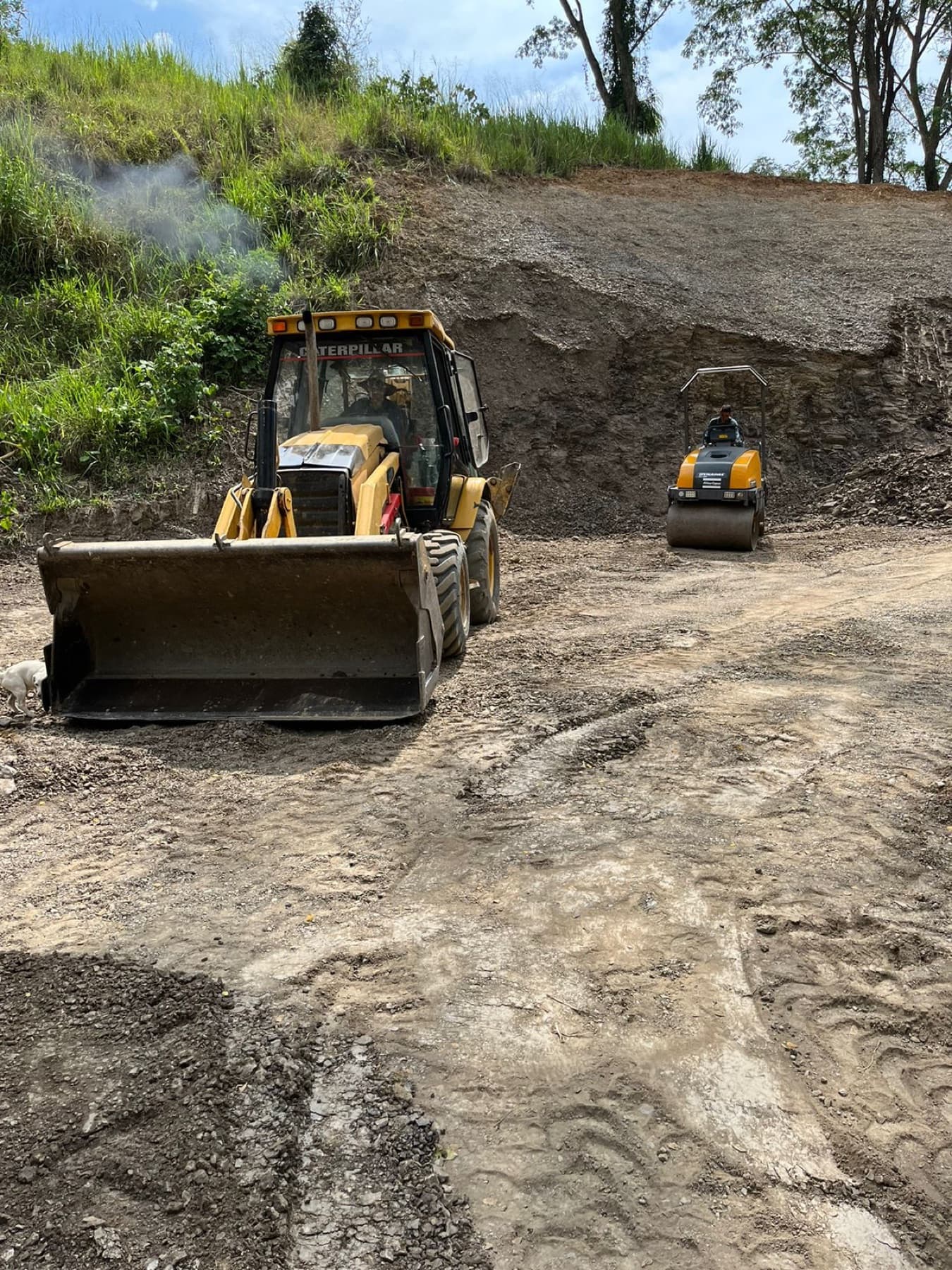 Obras de acceso al lote
